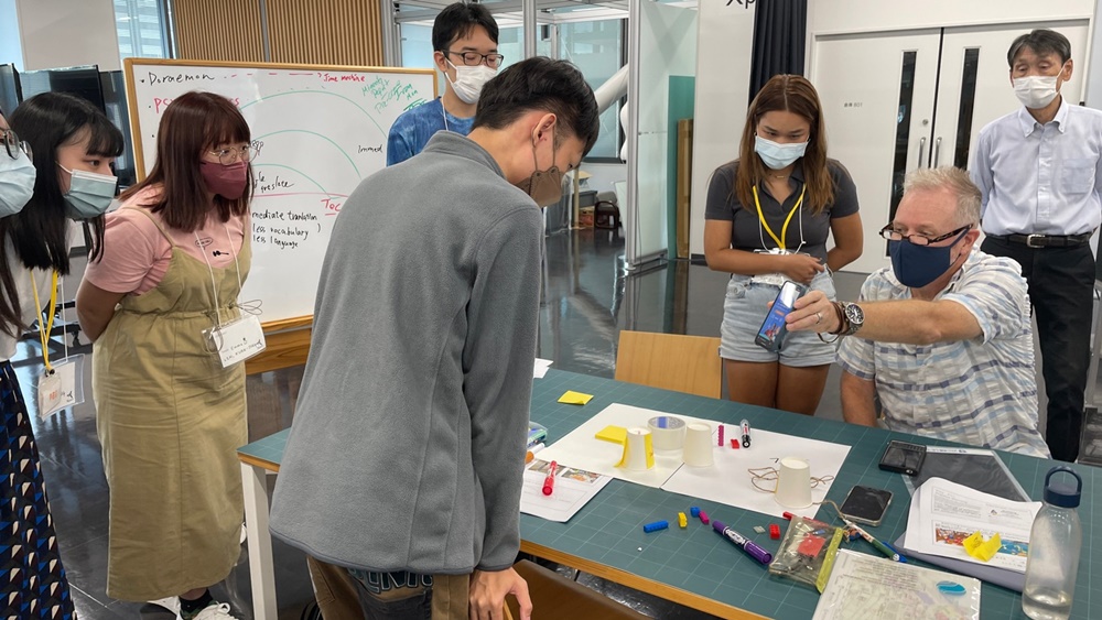 圖二-大阪工業大學舉辦工作坊激發學生創意與巧思