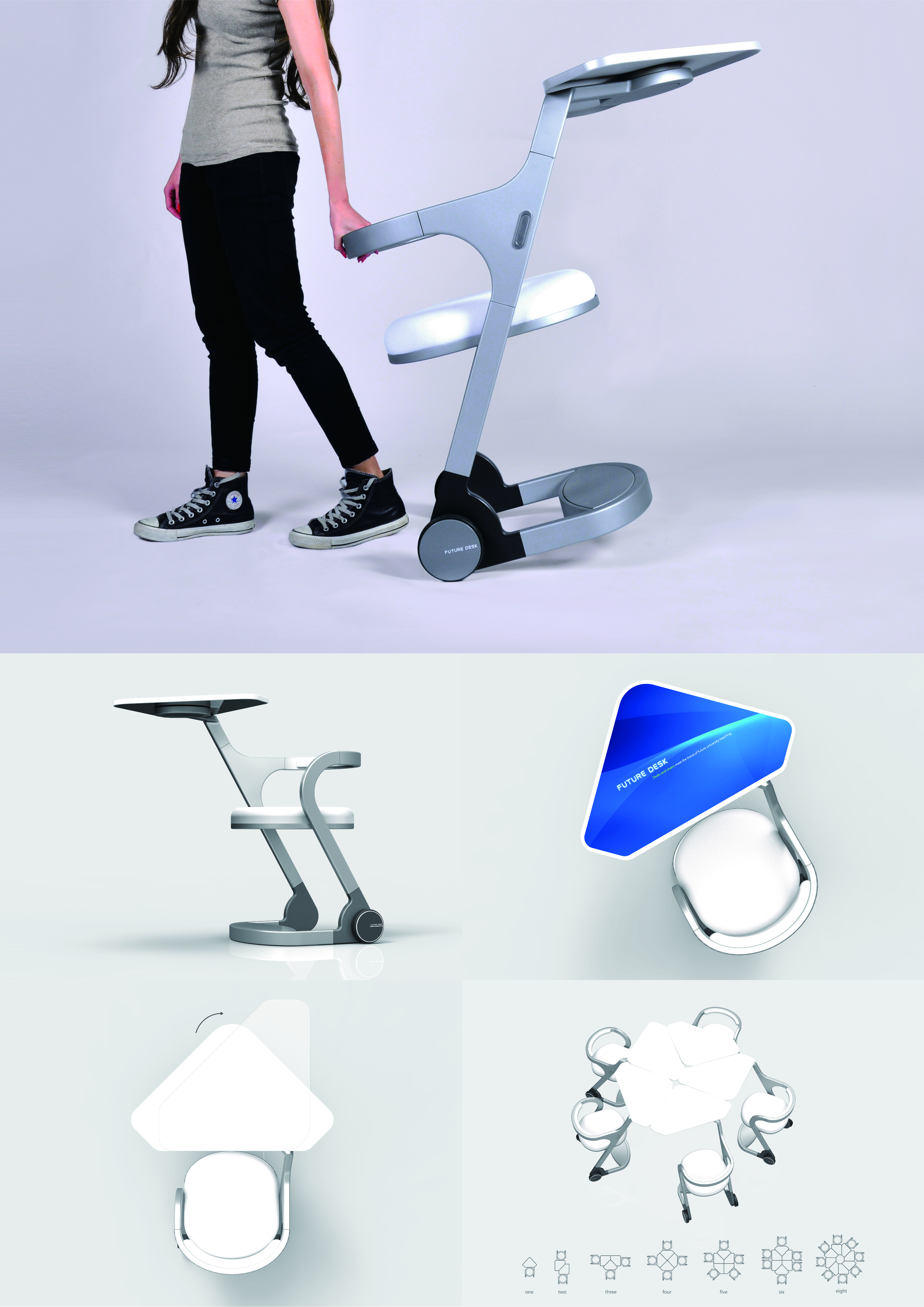 未來大學課桌椅Future Desk 榮獲 Red Dot Design Award - Winner